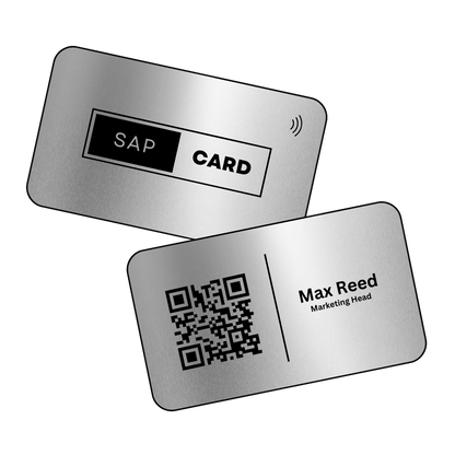 Premium NFC card exuding luxury, ideal for high-end professionals